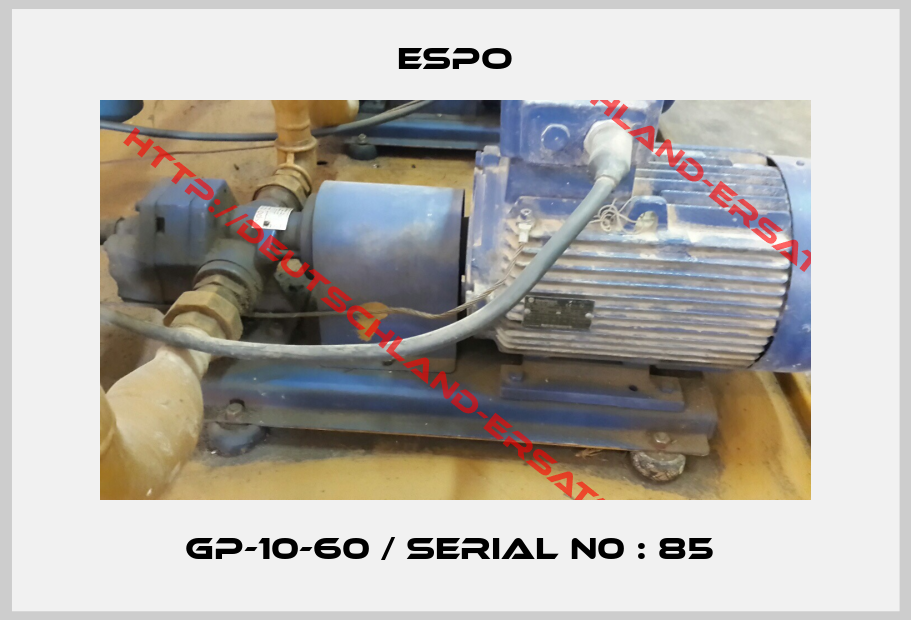Espo-GP-10-60 / serial N0 : 85 