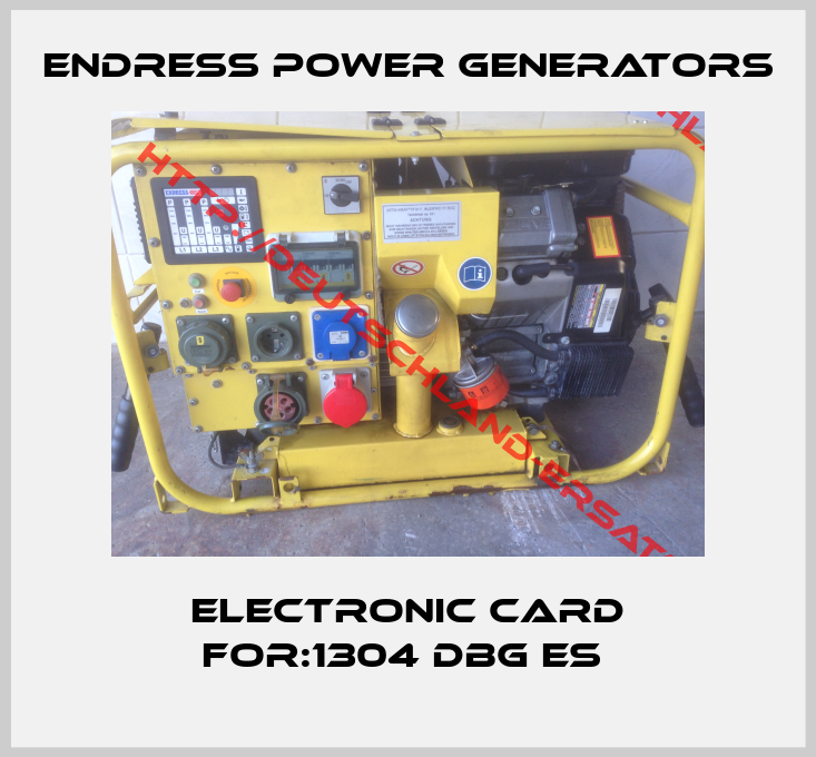 Endress Power Generators-Electronic Card For:1304 DBG ES 