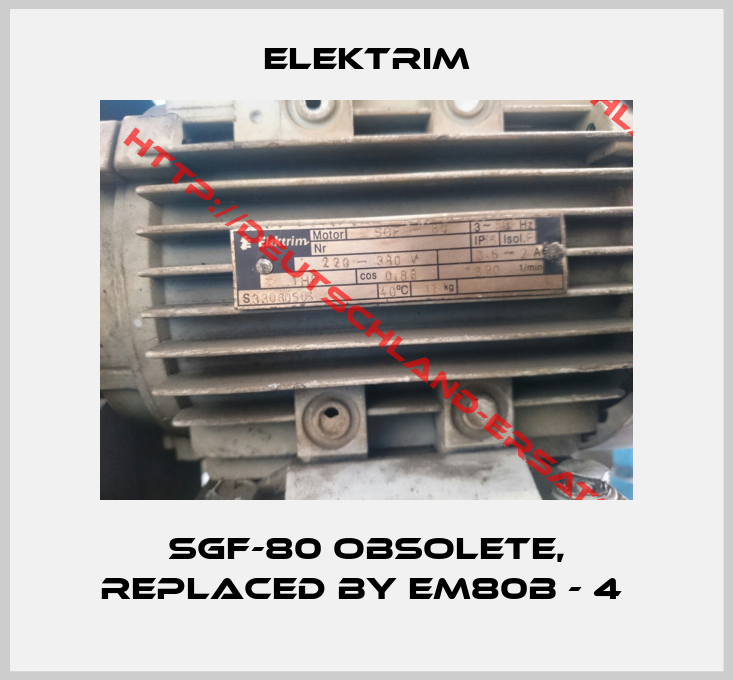 Elektrim-SGF-80 obsolete, replaced by EM80B - 4 