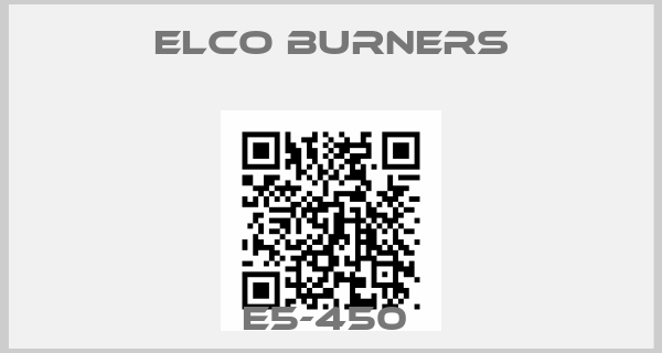 Elco Burners-E5-450 
