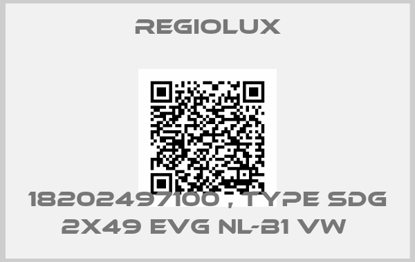 regiolux-18202497100 , type SDG 2x49 EVG NL-B1 vw 