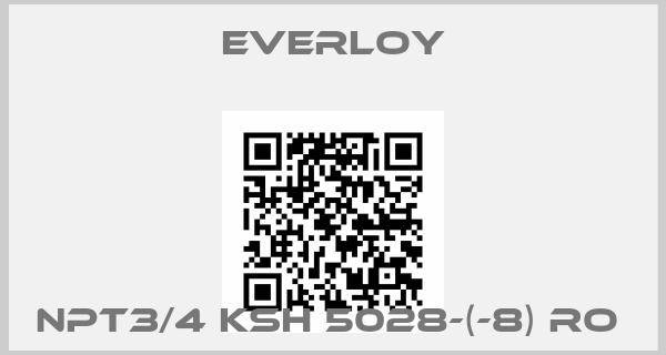 Everloy-NPT3/4 KSH 5028-(-8) RO 