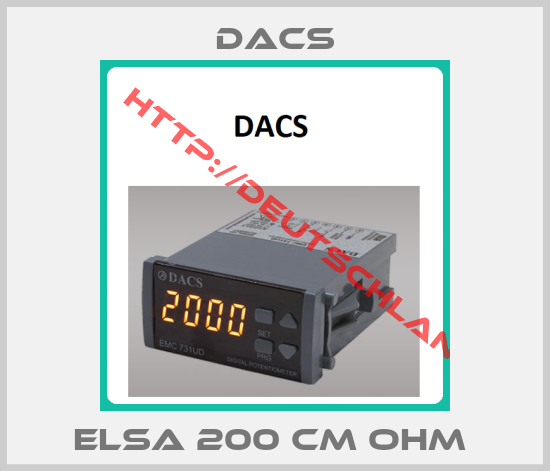 Dacs-ELSA 200 CM OHM 