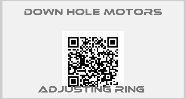 Down Hole Motors-ADJUSTING RING 