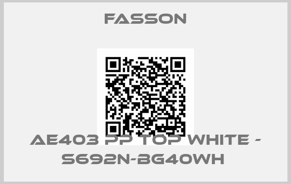 Fasson-AE403 PP TOP WHITE - S692N-BG40WH 