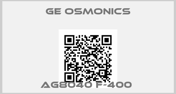 Ge Osmonics-AG8040 F-400 