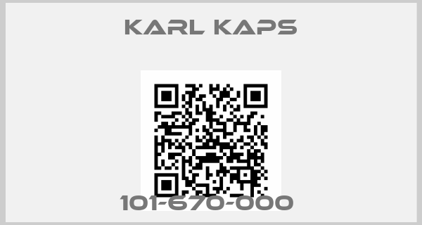 Karl Kaps-101-670-000 