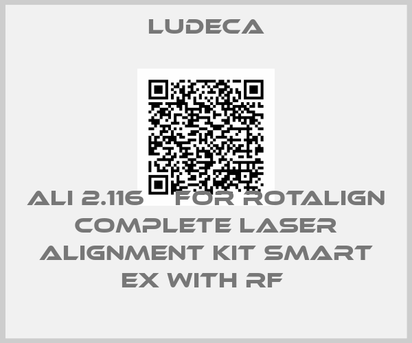 Ludeca-ALI 2.116    FOR ROTALIGN COMPLETE LASER ALIGNMENT KIT SMART EX WITH RF 