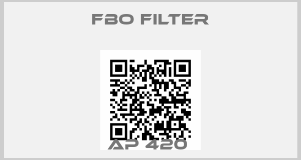 FBO Filter-AP 420 