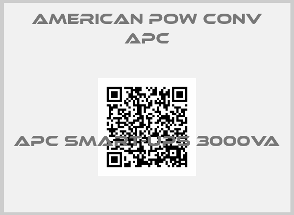 American Pow Conv APC-APC SMART-UPS 3000VA 
