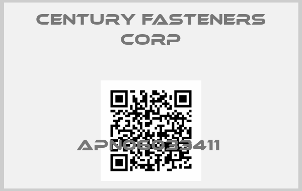 Century Fasteners Corp-APN06033411 