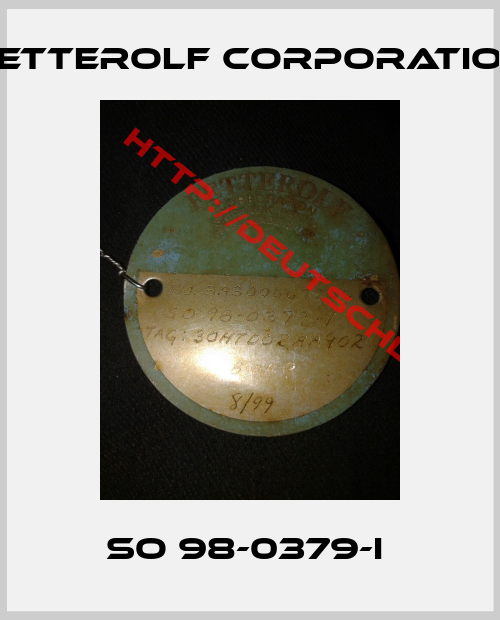 Fetterolf Corporation-SO 98-0379-I 