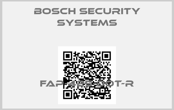 Bosch Security Systems-FAP-425-DOT-R