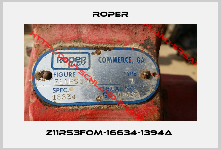 ROPER-Z11RS3FOM-16634-1394A 