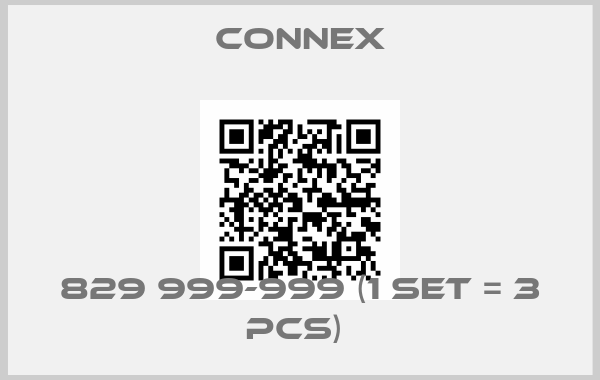 Connex-829 999-999 (1 set = 3 pcs) 