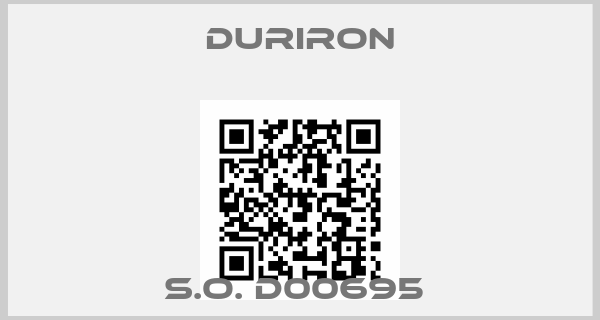 DURIRON-S.O. D00695 