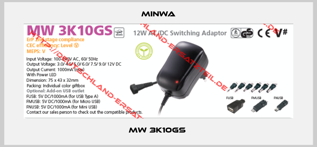 MINWA-MW 3K10GS 