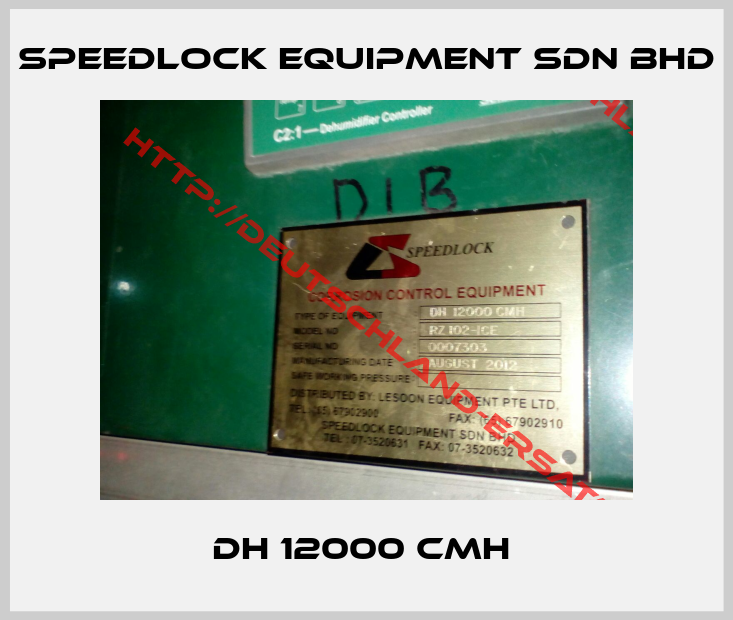 Speedlock Equipment SDN BHD-DH 12000 CMH 