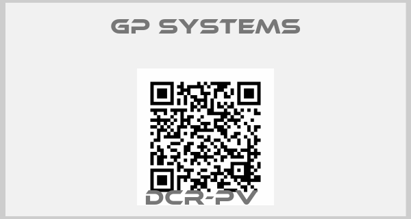GP SYSTEMS-DCR-PV 
