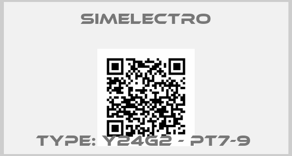 SIMELECTRO-Type: Y24G2 - PT7-9 