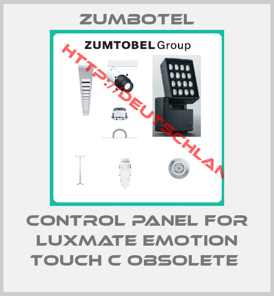 Zumbotel-Control panel for Luxmate Emotion Touch C obsolete 