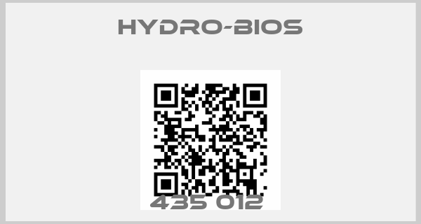 Hydro-Bios-435 012 