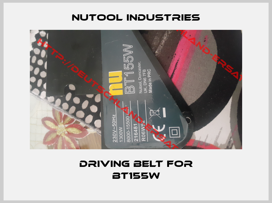 Nutool industries-Driving belt for BT155w