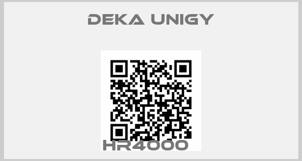 Deka Unigy-HR4000  