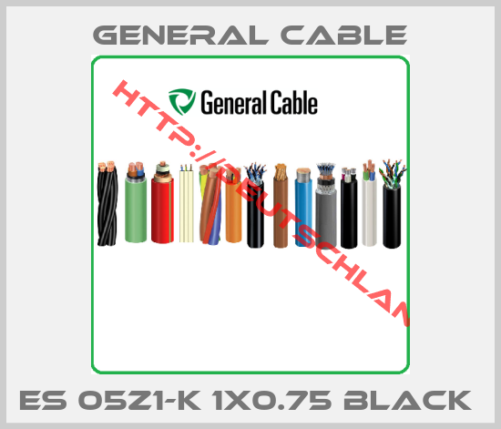 General Cable-ES 05Z1-K 1x0.75 Black 