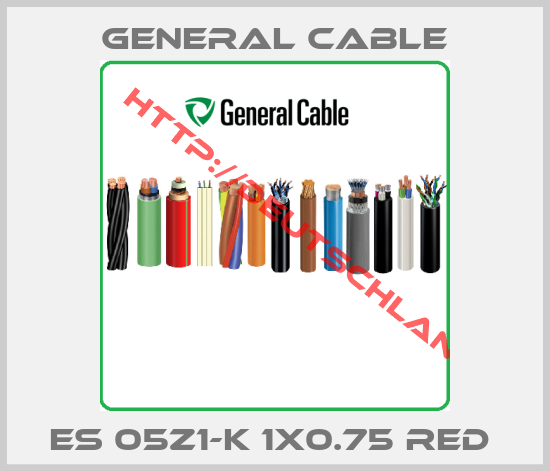 General Cable-ES 05Z1-K 1x0.75 Red 