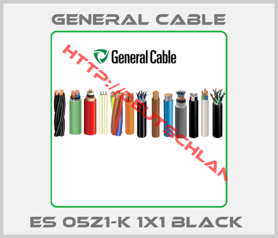 General Cable-ES 05Z1-K 1x1 Black 
