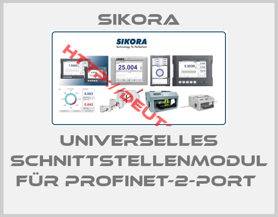 SIKORA-Universelles Schnittstellenmodul für ProfiNet-2-Port 