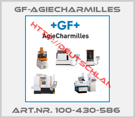 GF-AgieCharmilles-ART.NR. 100-430-586 