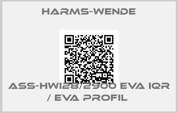 Harms-Wende-ASS-HWI28/2900 EVA IQR / EVA PROFIL 