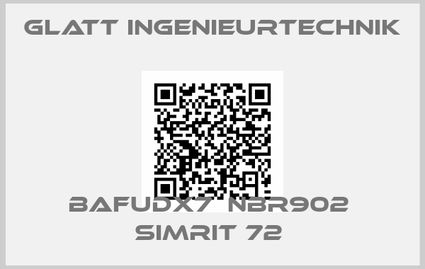 Glatt Ingenieurtechnik-BAFUDX7  NBR902  SIMRIT 72 