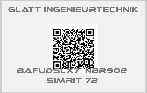 Glatt Ingenieurtechnik-BAFUDSLX7  NBR902  SIMRIT 72 