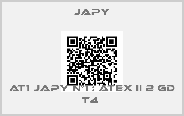 Japy-AT1 JAPY N°1 : ATEX II 2 GD T4 