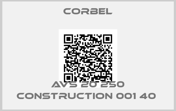 Corbel-AVS 20 250 CONSTRUCTION 001 40 