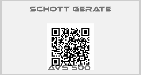 Schott Gerate-AVS 500 