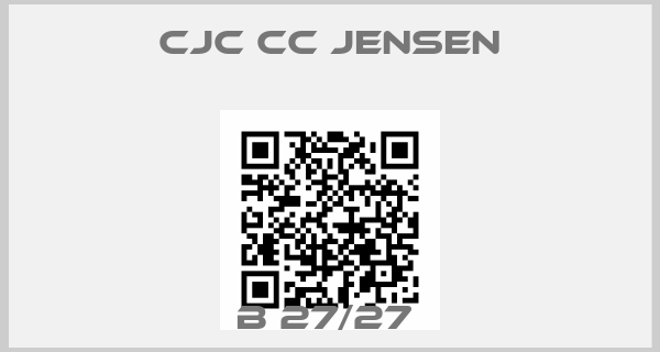 cjc cc jensen-B 27/27 