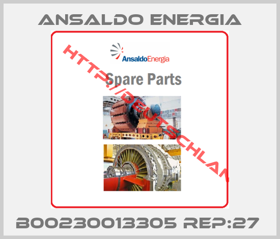 ANSALDO ENERGIA-B00230013305 REP:27 