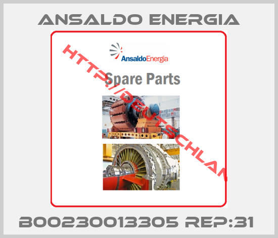 ANSALDO ENERGIA-B00230013305 REP:31 