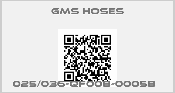 GMS hoses-025/036-QF008-00058  