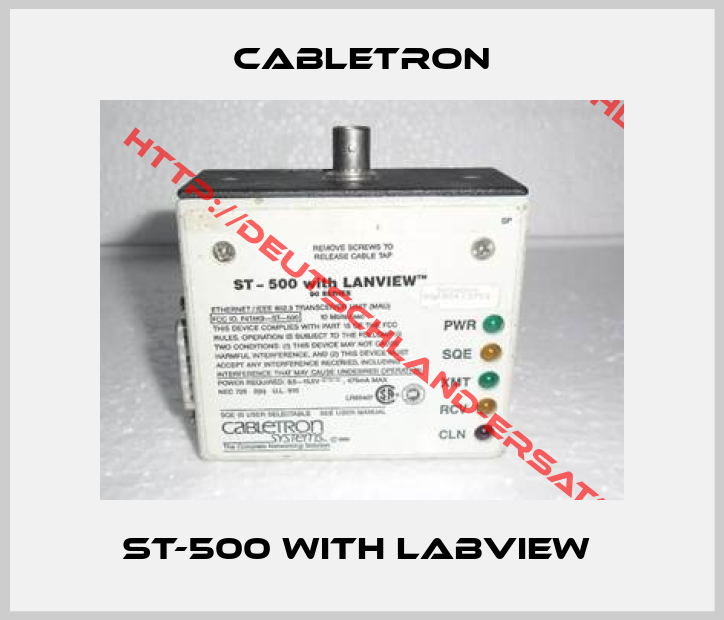 CABLETRON-ST-500 WITH LABVIEW 