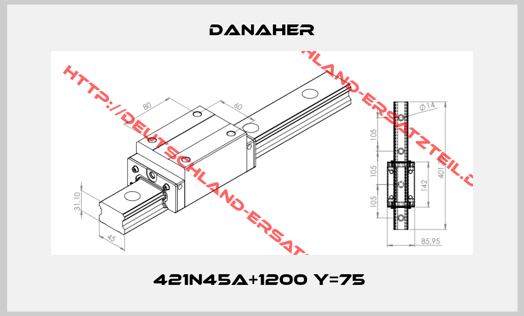 Danaher-421N45A+1200 Y=75 