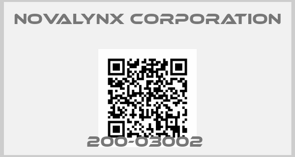 NOVALYNX CORPORATION-200-03002 