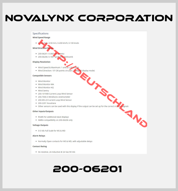 NOVALYNX CORPORATION-200-06201 