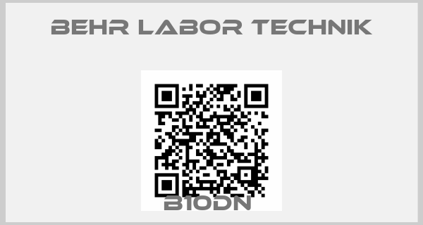 Behr Labor Technik-B10DN 