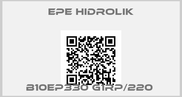 EPE Hidrolik-B10EP330 G1RP/220 
