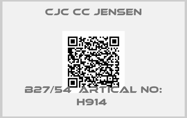 cjc cc jensen-B27/54  ARTICAL NO: H914 